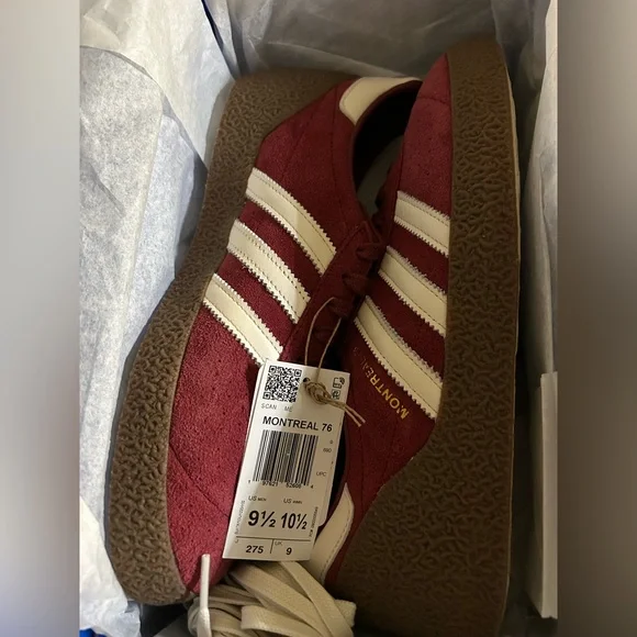 ADIDAS MONTREAL 76 SNEAKERS SIZE 10.5 NWT - Picture 9 of 11
